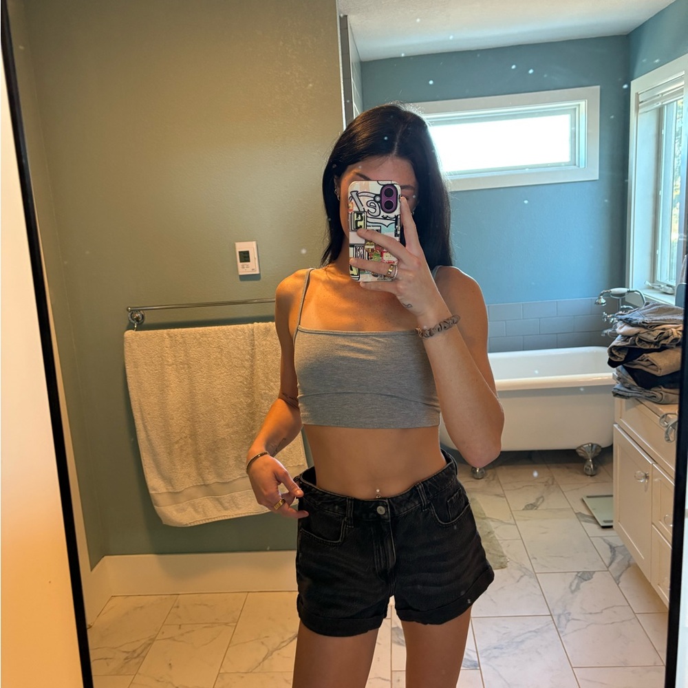 PacSun Black Jean Shorts